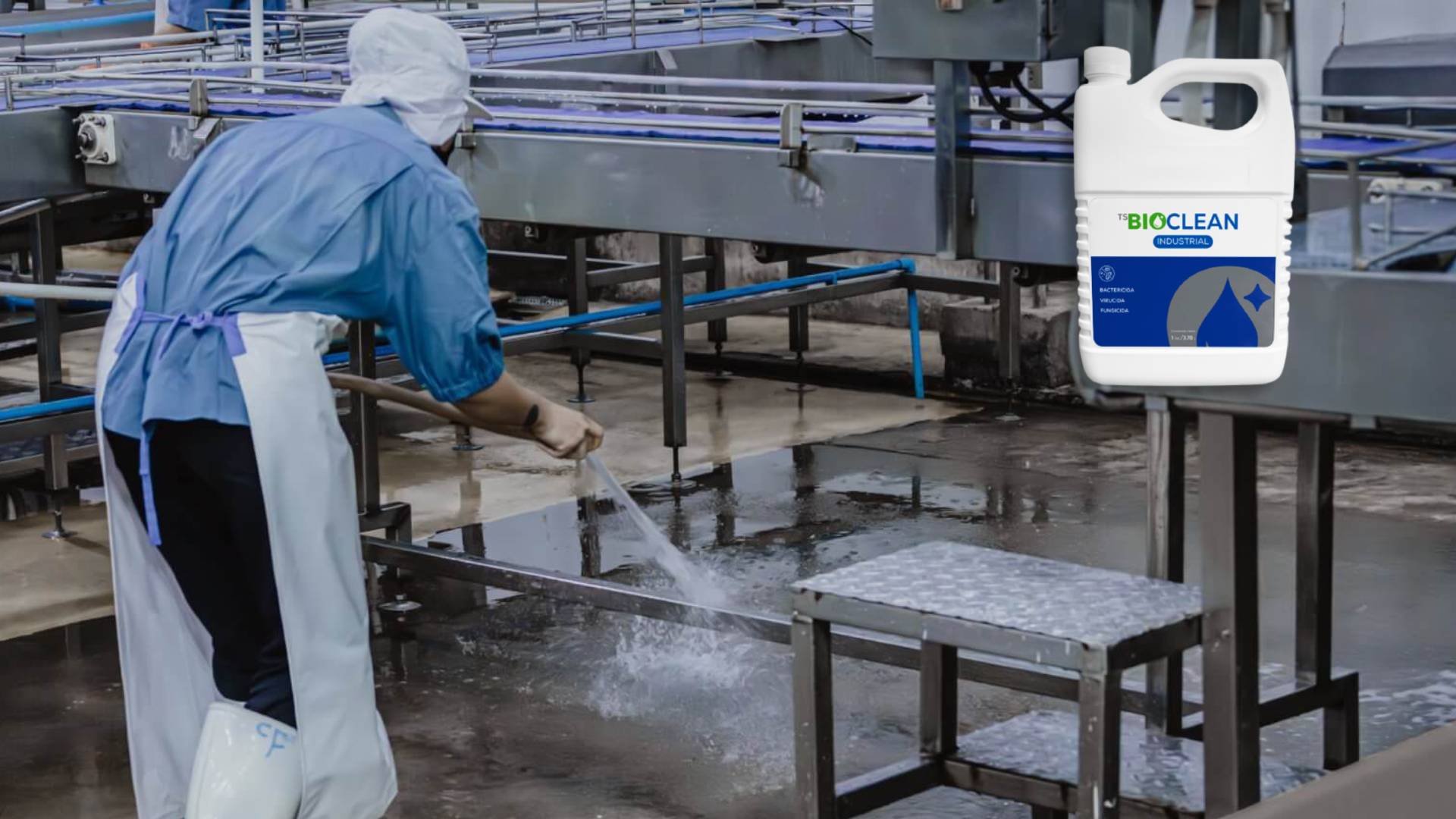 TS BioClean Industrial, desinfección biodegradable